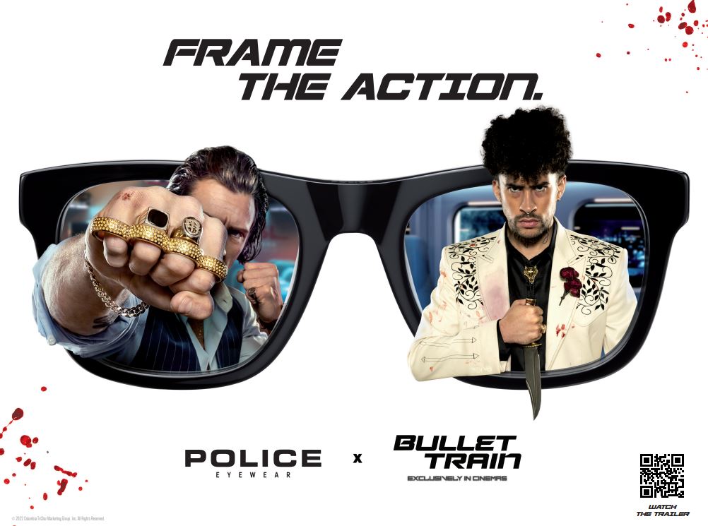Police colabora con la película Bullet Train
